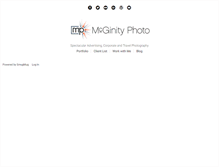 Tablet Screenshot of mcginityphoto.com